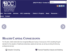 Tablet Screenshot of healthcapital.com